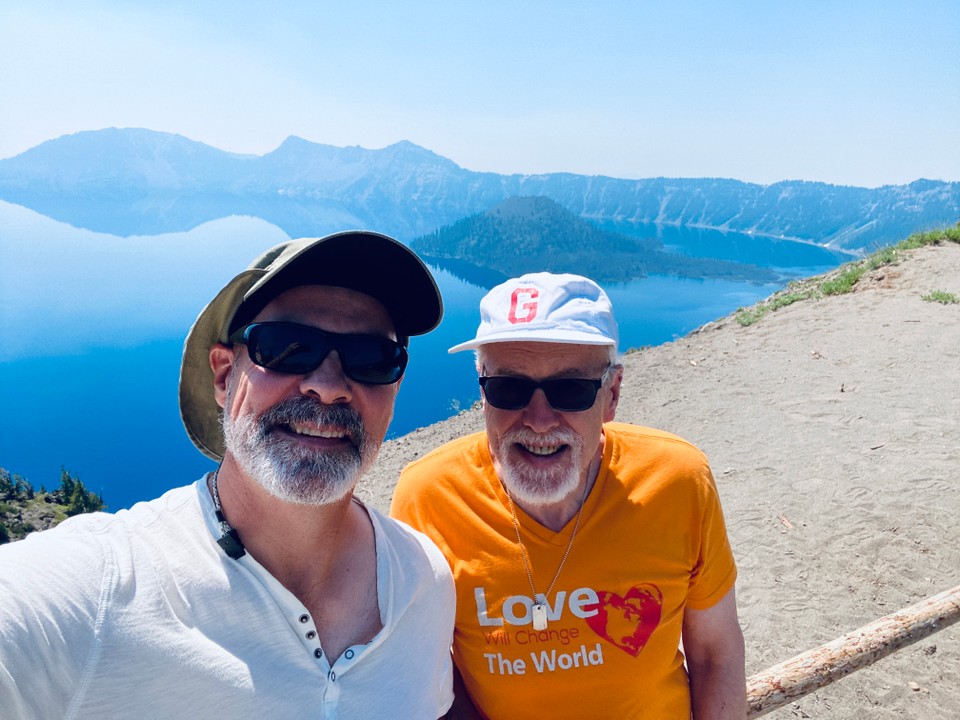 Me and Daniel at Crater Lake